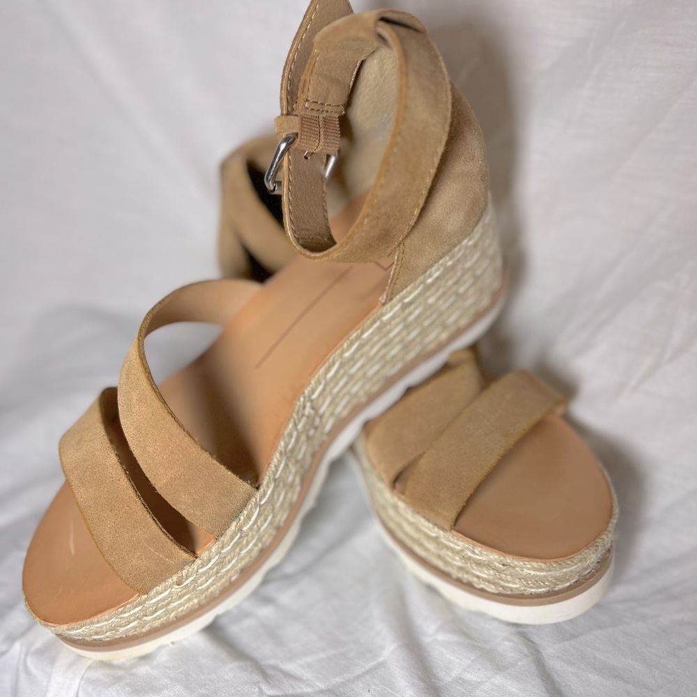 Dolce Vita Liza Espadrille Wedge Suede Sandal, 7.5
